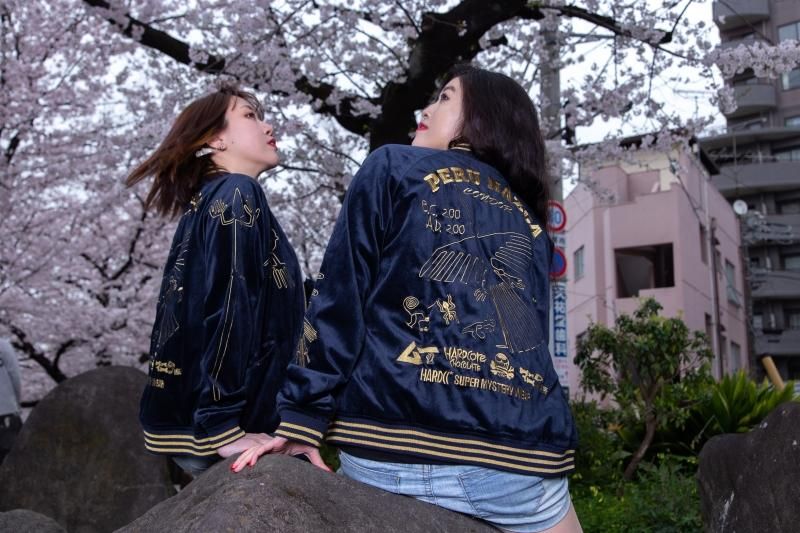 ナスカジャン2022別珍（イカネイビー）[廃盤] - ホラーにプロレス