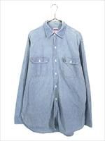 古着 50s Penney's BIG MAC マチ付 100%コットン シャンブレー ワーク