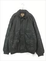 古着 00s LL Bean Type A-2 本革 ゴートスキン レザー パデッド