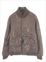 古着 80s Christian Dior Monsieur Sport ニット 襟 & ライナー 本革