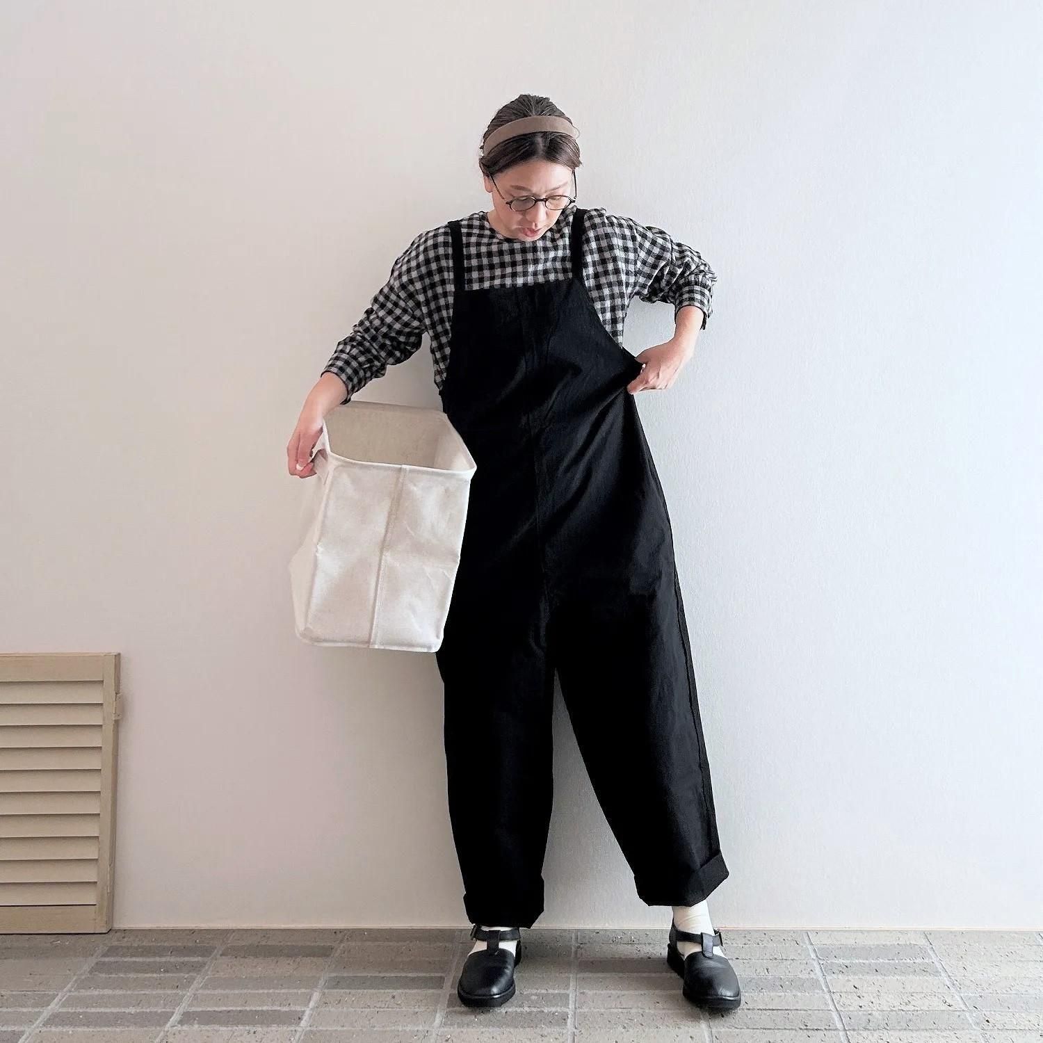 HARVESTY コットンサロペット 日本製 サイズ1 HARVESTY（ハーベスティ