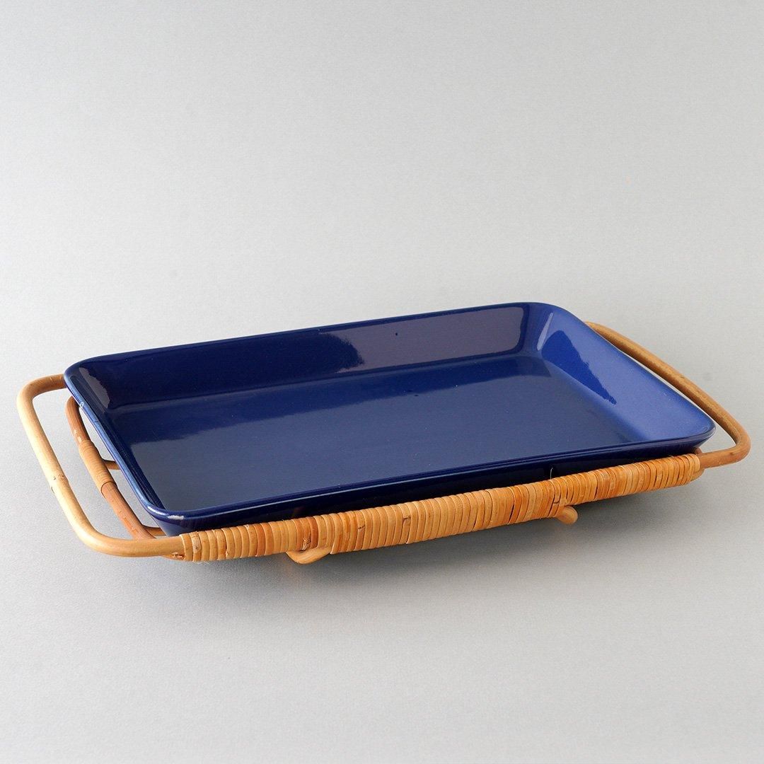 ARABIA / Kaj Franck [ BA model - KILTA ] 21x31cm platter (blue) +
