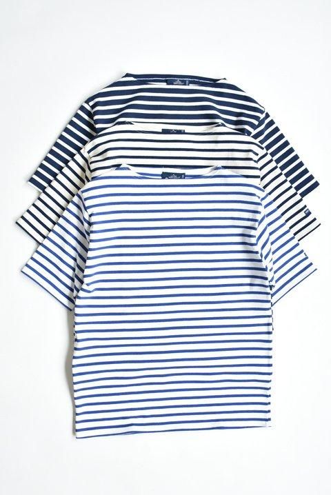 Saint James（セントジェームス） ウエッソン半袖 ボーダー - ZABOU
