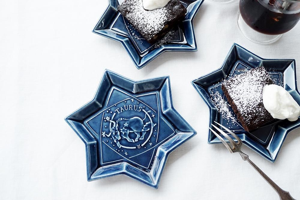 シ41 星座のお皿 おうし座 - 益子焼の小さな窯元「よしざわ窯