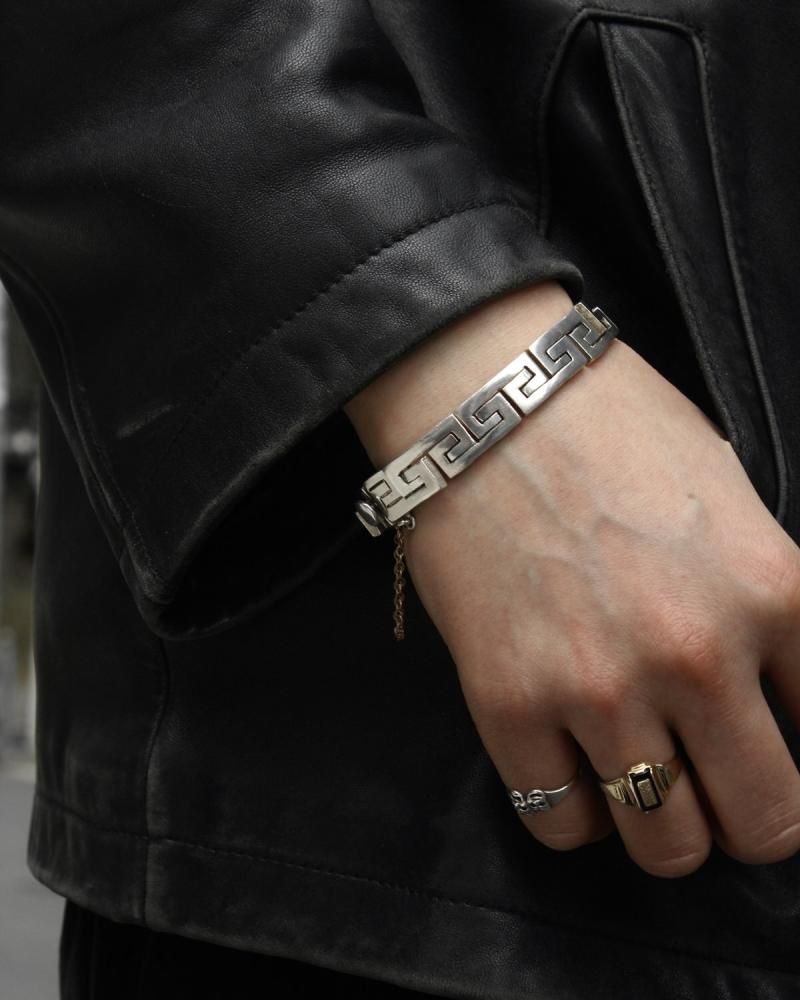 ヴィンテージ シルバー ブレスレット【MEXICO TAXCO STERLING】Heavy