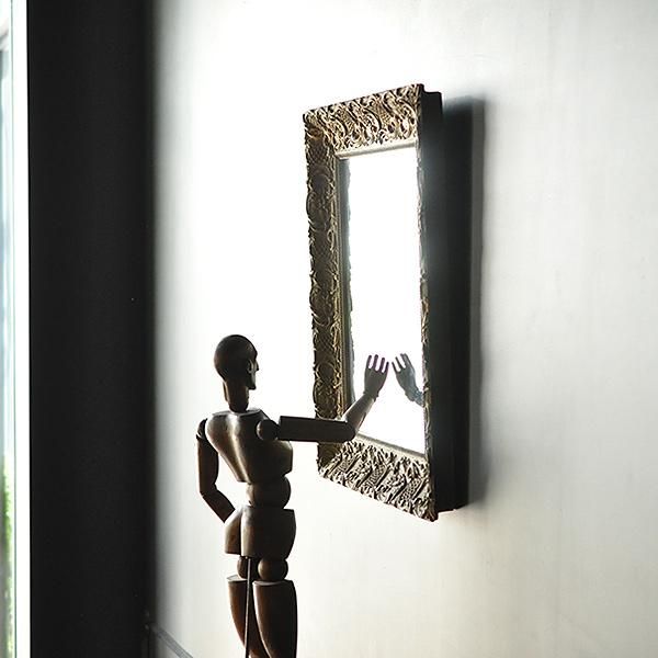 アンティークミラー・13/フランスアンティーク家具 美容室【Sibora】