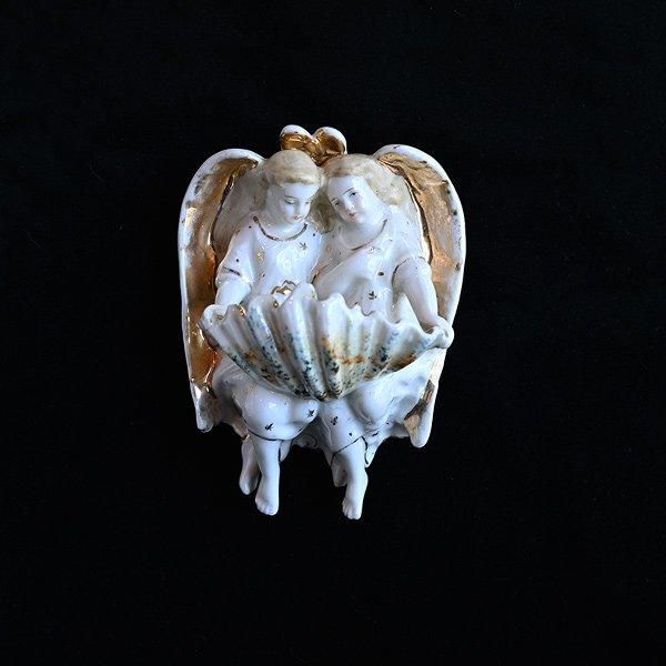 聖水盤・天使・2|フランス アンティーク雑貨 天使 聖水盤