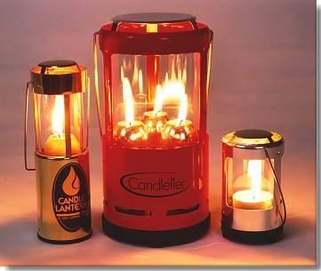 UCOキャンドリア（キャンドル3本の大型ランタン） - カナダ産純粋