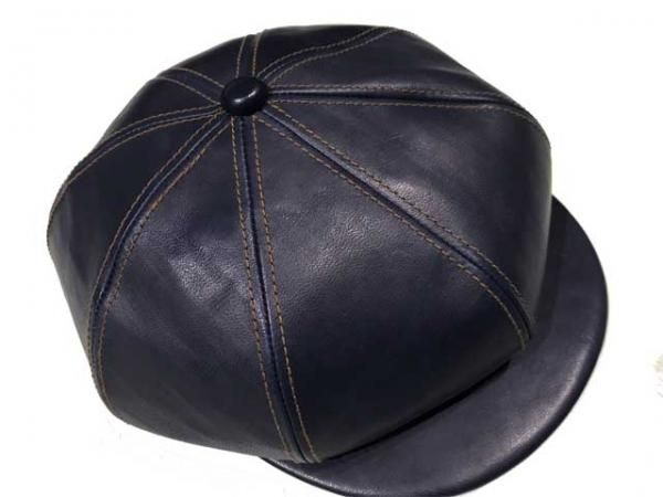 Y'2 LEATHER/ワイツーレザーインディゴホースキャスケットindigo- 夜型