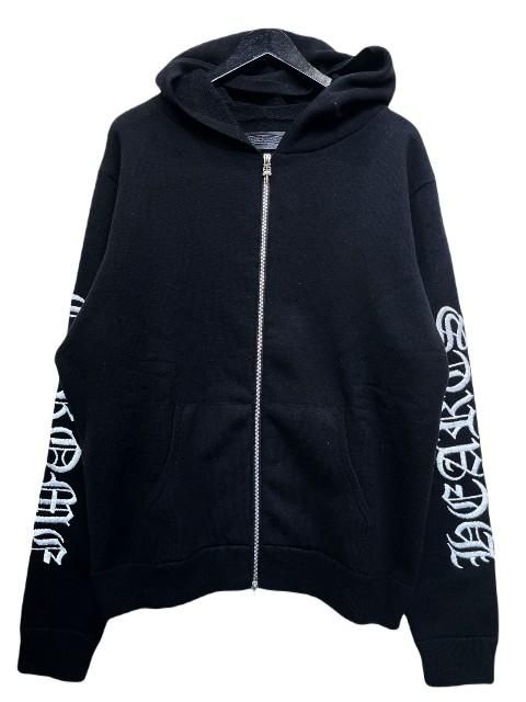 CHROME HEARTSクロムハーツカシミアジップパーカーblack- 夜型大型