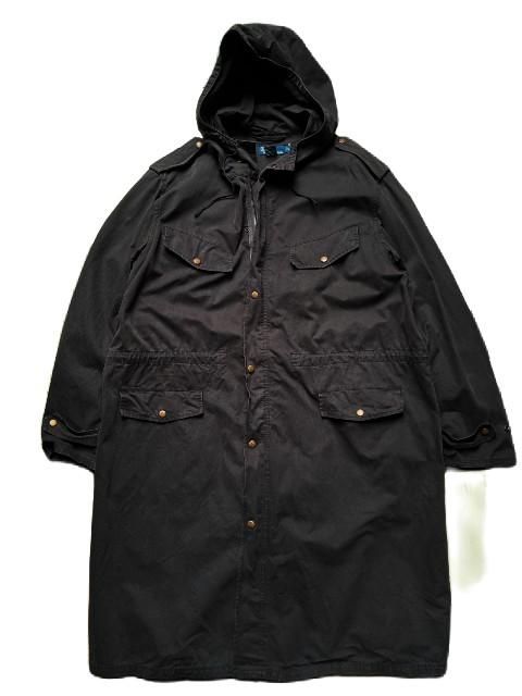 RALPH LAUREN/ポロラルフローレンモッズコート vintage black- 夜型