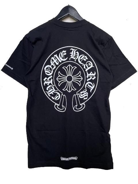 CHROME HEARTSクロムハーツホースシューTシャツ black - 夜型大型