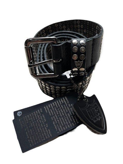 HTC ITALYエイチティーシー5000スタッズベルト black- 夜型大型