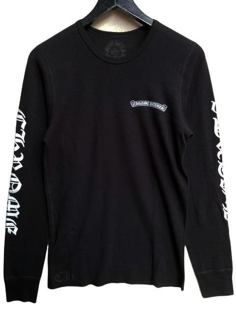 CHROME HEARTSクロムハーツスクロールサーマルロングスリーブT black