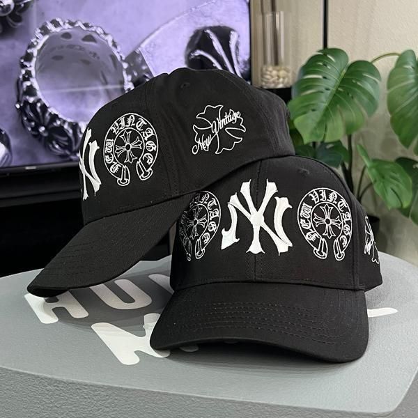 NEW VINTAGE / CHROME YORK EMBLEM 6PANEL CAP - GANGSTA MARKET