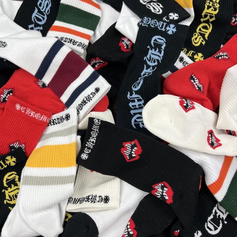 CHROME HEARTS (クロムハーツ) / CHOMPER SOCKS / RED - GANGSTA