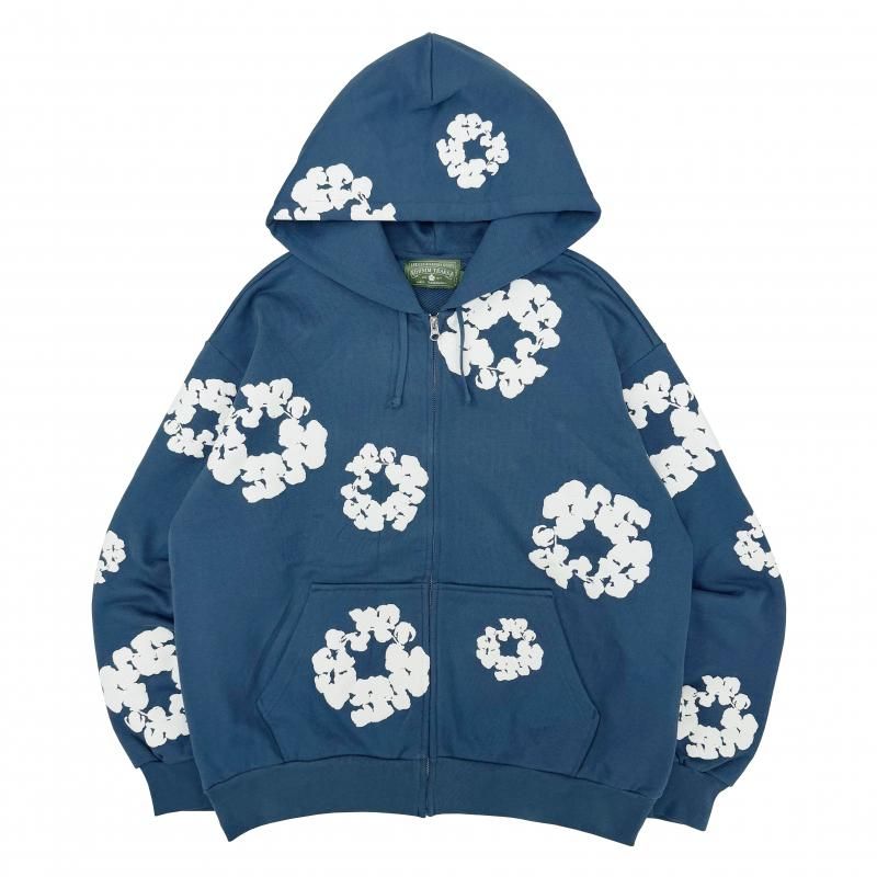 DENIM TEARS / COTTON WREATH ZIP HOODIE - GANGSTA MARKET