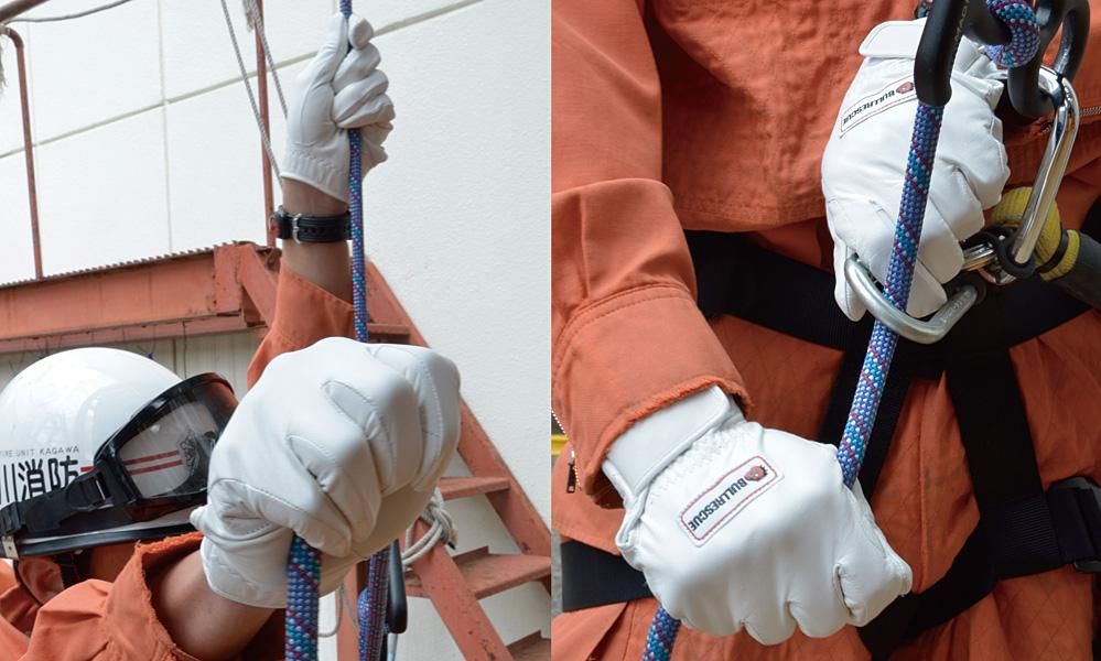 SG-501 羊革グローブ - BULLRESCUE（ブルレスキュー）消防手袋・救助手袋