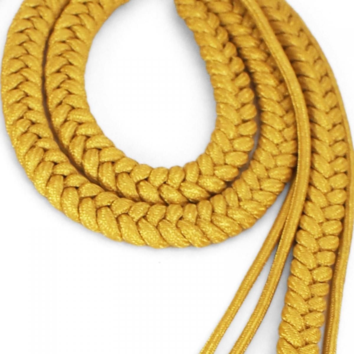 消防金糸レニヤード金具付 飾り緒 肩章セット - 消防ユニフォーム