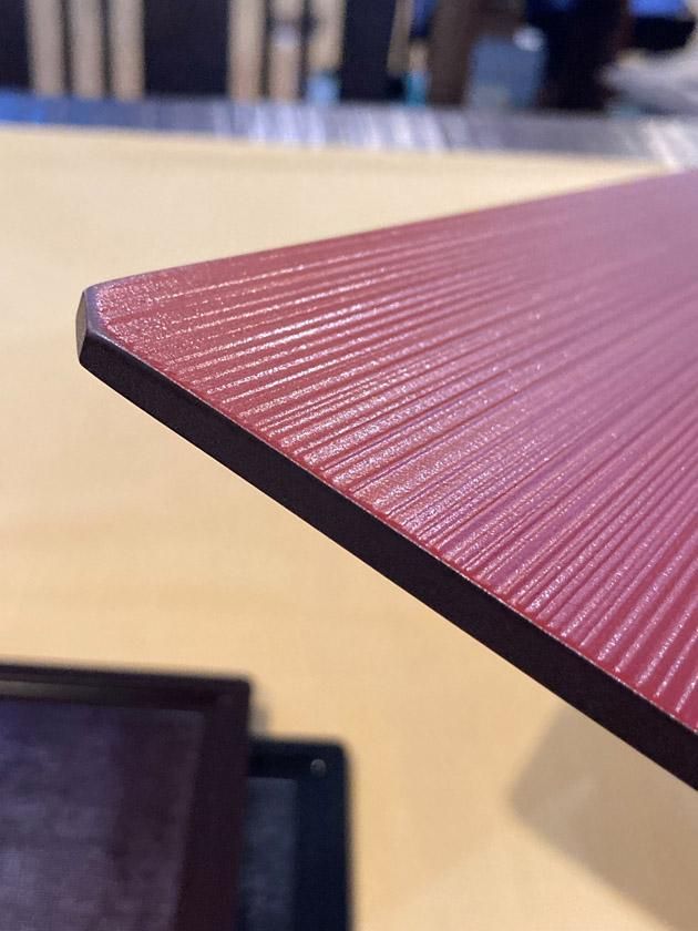 光琳堂 越前塗 プレースマット 黒×朱 両面使用可 5枚セット 未使用