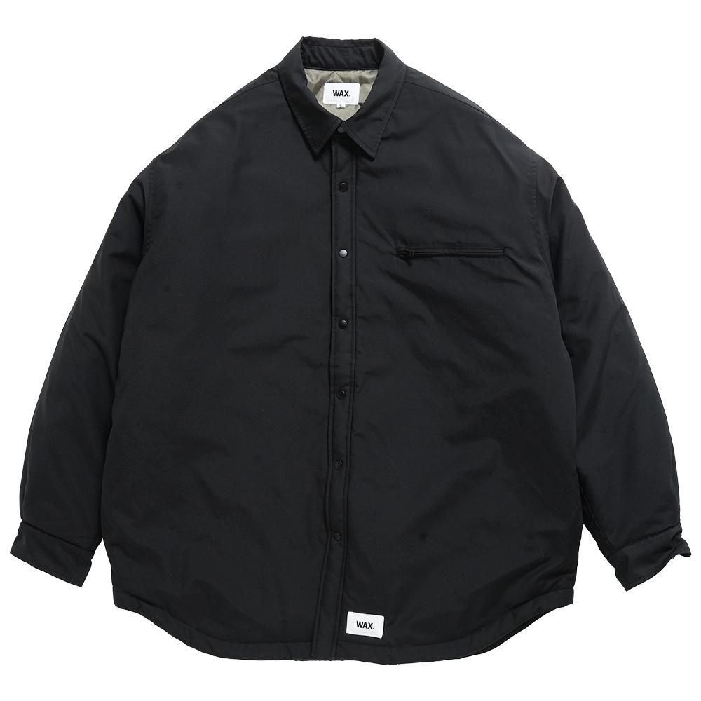 WAX ( ワックス ) ジャケット QUILTED LINED SHIRTS JACKET ( BLACK