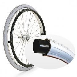 カワムラサイクル製車椅子 ノーパンクタイヤ（ソフトタイヤ）取付