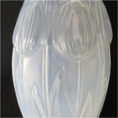 ☆LALIQUE ラリック/花瓶 チューリップベース （オパール）☆