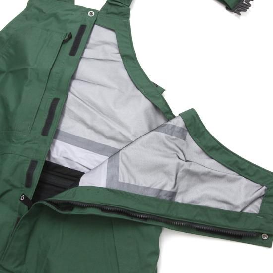 GREENCLOTHING グリーンクロージング】BIB PANTS (ダルグリーン