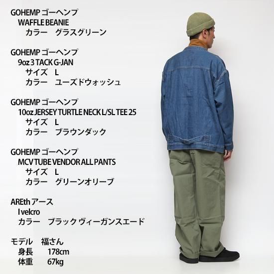 GOHEMP｜3 TACK G-JAN ワンウォッシュ GHJ6160THO