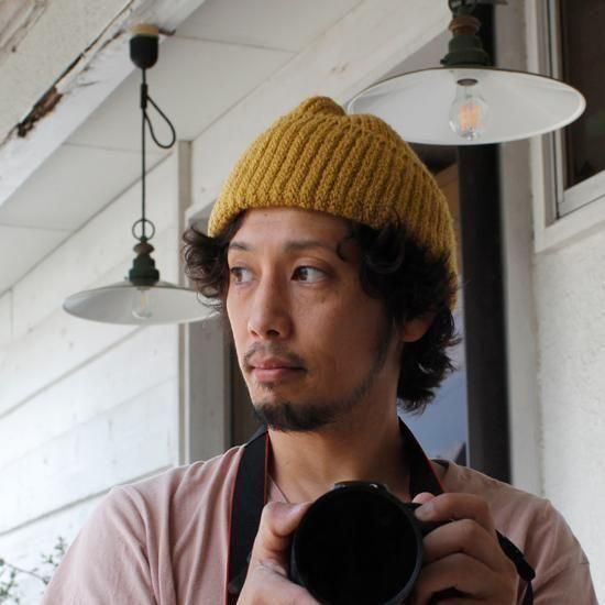 remilla 2025秋冬 畦ニット帽 マスタード