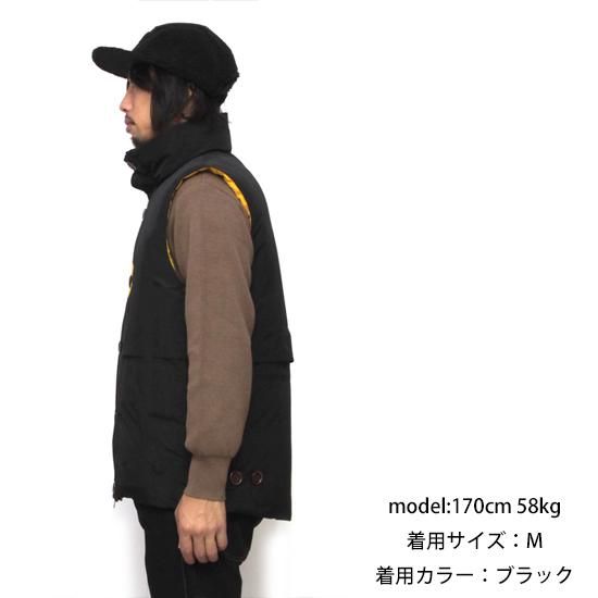 Nasngwam ナスングワム｜GASHER VEST (ネイビー)(ダウンベスト)