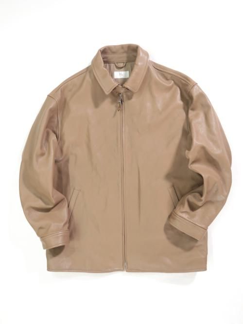 HERILL Lamb leather Jacket(Beige)【ユニセックス】 - BAZAAR by GIFT
