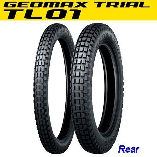 DUNLOP TL-01-G トライアルタイヤ リア/チューブレス - MITANI KOBE