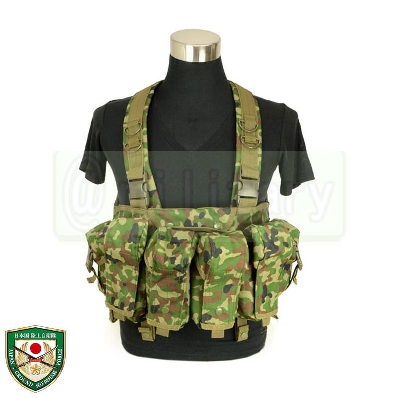 AK チェストリグ 自衛隊迷彩2型 - ミリタリーギアBLACKBURN