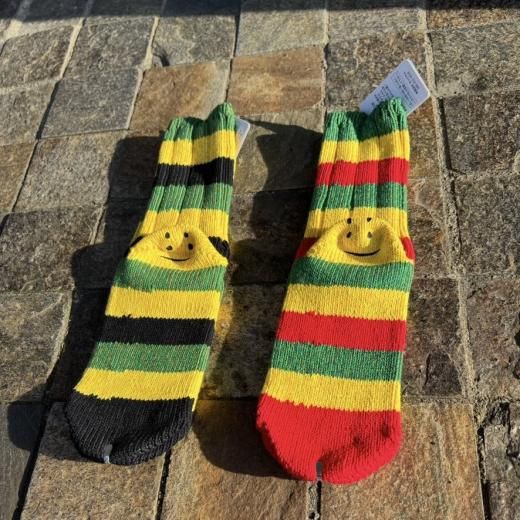 KAPITAL]56本 ラスタ RAINBOWY HAPPY HEELソックス - TAKE FIVE