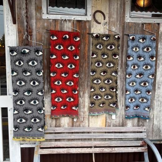 KAPITAL]縮絨ウール SPEAKEASY HAPPYマフラー - TAKE FIVE | テイク