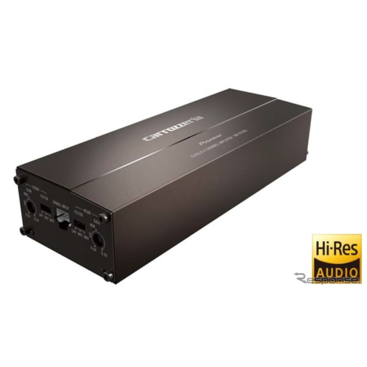 カロッツェリア、ハイレゾ音源再生に対応したパワーアンプ「GM-D2400