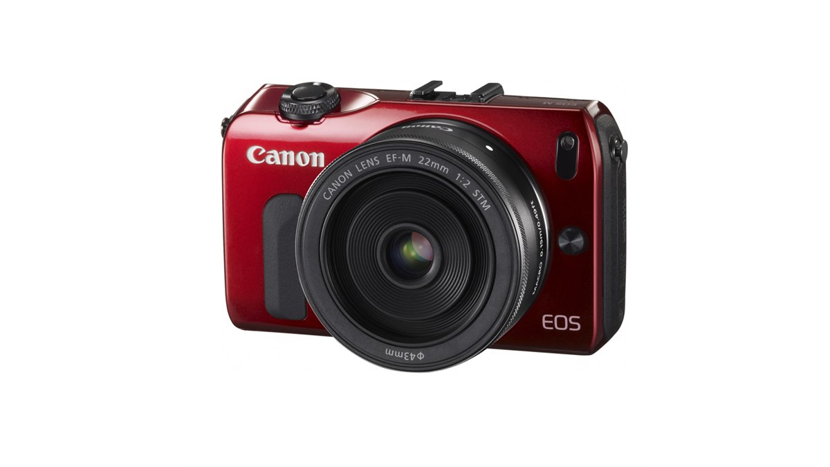 キヤノン、EOS Mレンズキットにホワイトとレッドボディのモデルを追加