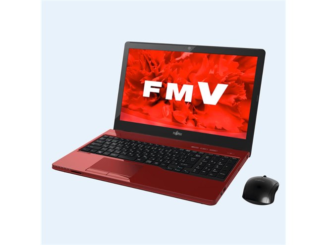 LIFEBOOK AH53/B3 赤ノートPC 15.6インチ 富士通FMVパソコン