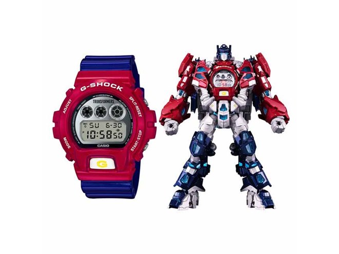 カシオ、G-SHOCKとトランスフォーマーのコラボモデル「DW-6900TF-SET
