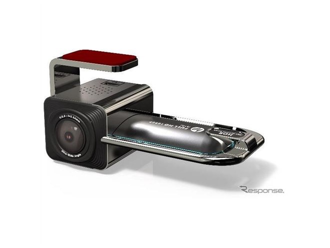 HP社、スタイリッシュな小型ドラレコ発売 アシンメトリーデザイン採用