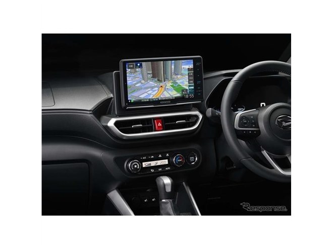 ケンウッド 彩速ナビ 新型…フローティング機構を初採用、230車種以上で