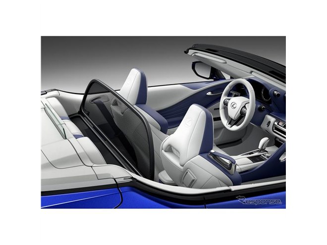 レクサス LC コンバーチブル、室内への風をコントロールする新技術搭載