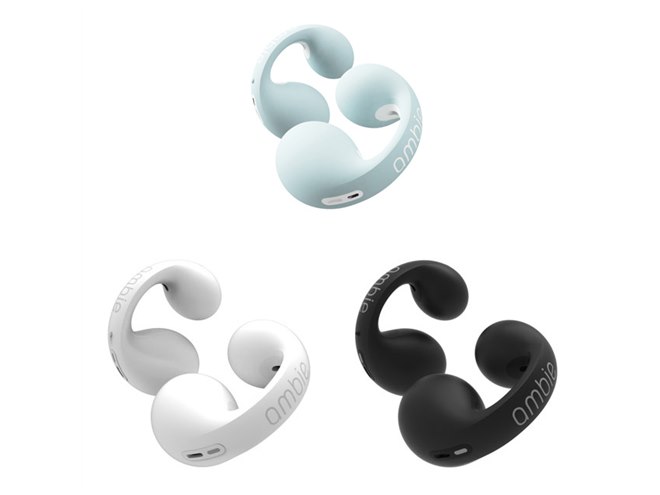 耳をふさがない”完全ワイヤレス「ambie」、12/8から一般発売開始