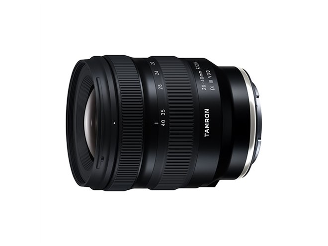 タムロン、大口径標準ズームレンズ「20-40mm F/2.8 Di III VXD」の発売