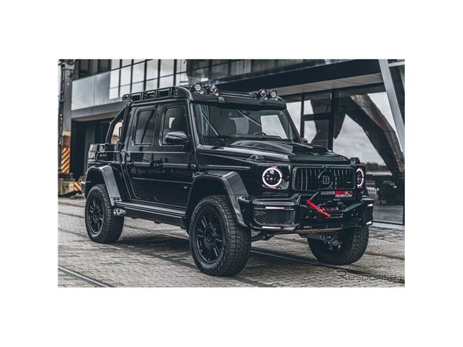 メルセデスベンツ Gクラス をトラックに、800馬力の全身ブラック仕様