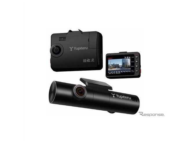 全方面3カメラドラレコで駐車監視機能を強化、ユピテル「マルミエ