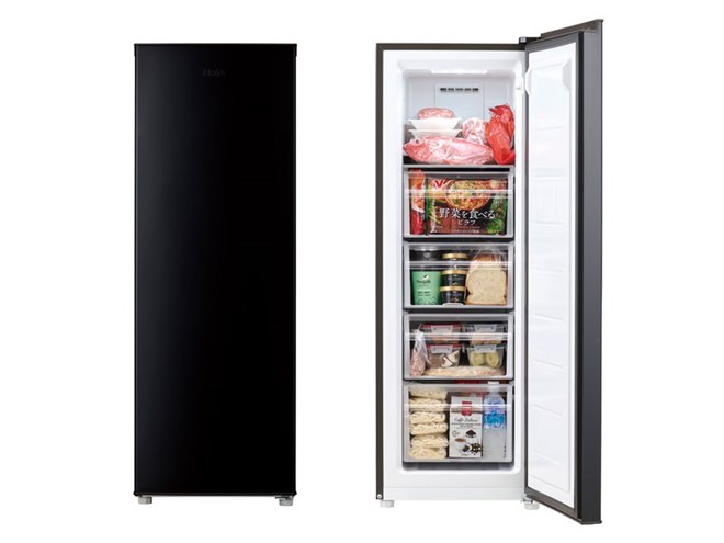 ハイアール、幅約45cmのスリムボディを実現した107L冷凍庫「JF-UFS11A