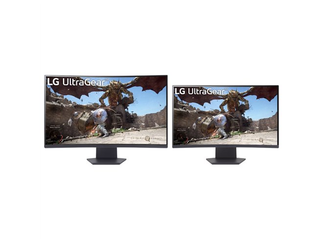 LG、ゲーミングモニター「LG UltraGear」に180Hz駆動の曲面型
