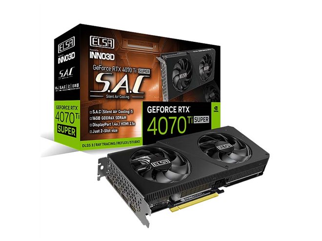 エルザ、「GeForce RTX 40 SUPER」シリーズを搭載したビデオカード